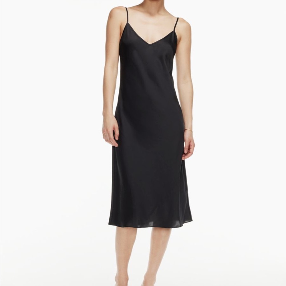 Aritzia Wilfred Only Slip Midi Dress
